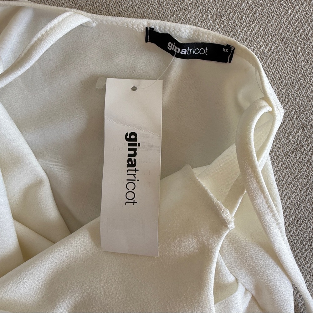 White Ruffled Bodysuit - Picture 8 of 9